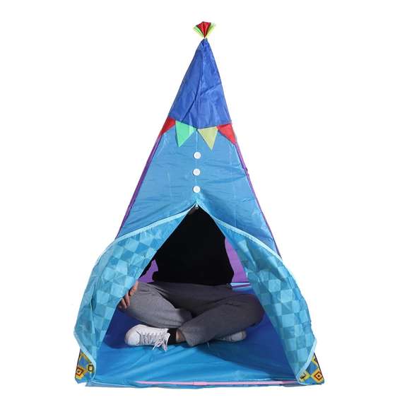 4.3ft Kids Play Tent with Camping Lamp