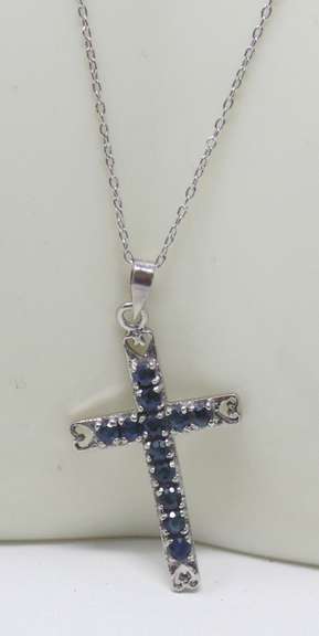 Sterling Silver Cross Pendant on Chain