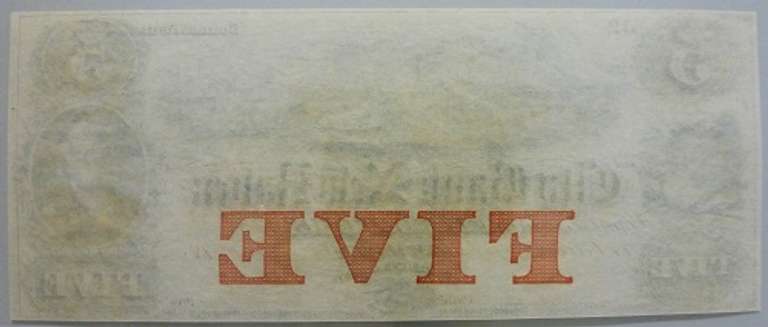 Gem Crisp 1800's $5 City Bank Of New Haven Connecticut!