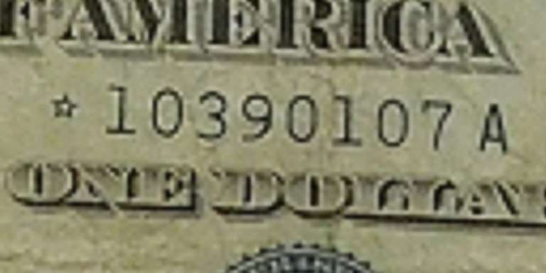 1957-A $1.00 Silver Cert, Star Note, circ