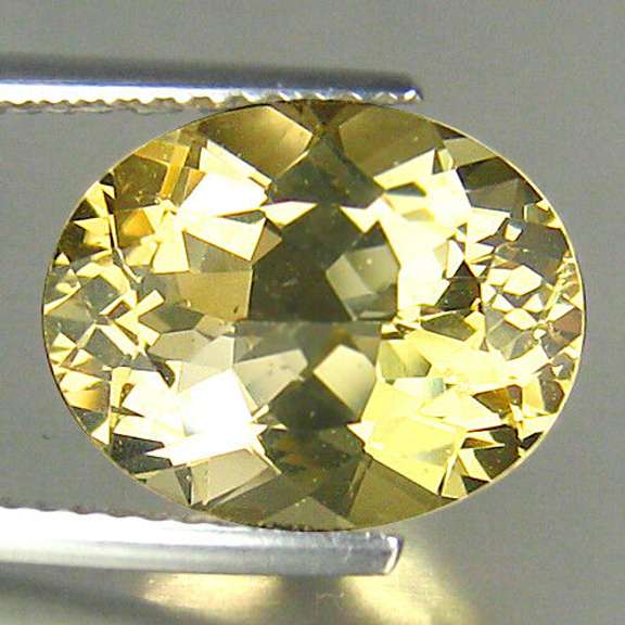 Real untreated Golden Beryl weighing 4.55 carats