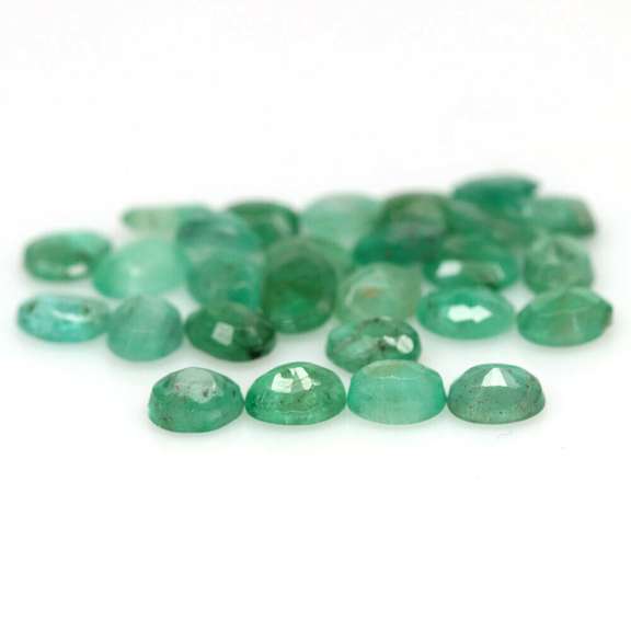 Large 8.10ct 27 piece Zambian Emerald set