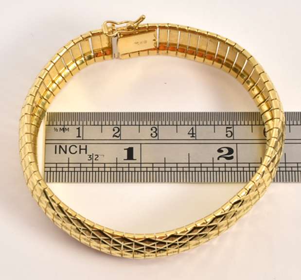 Bold Link Bracelet in Vermeil