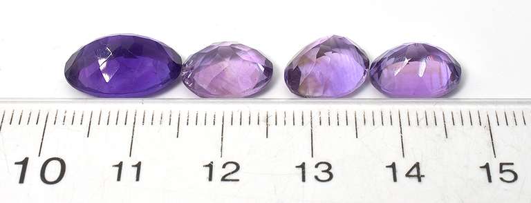 Sparkling Collection of 14.29CTW Loose Amethysts, 4 Stones