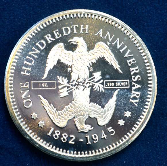 1 OZ Silver Round FDR 1982 From The Commonwealth Of Dominica