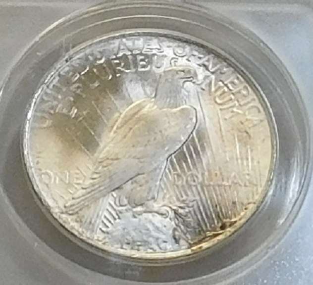 1923 Peace Dollar ANACS MS-64