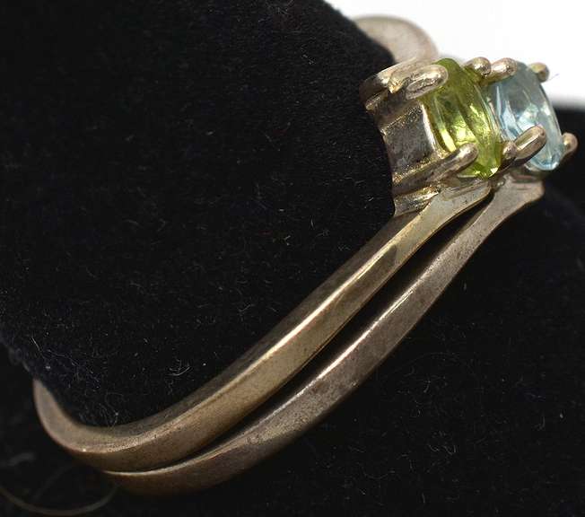 Pair of Cute Stacker Rings in Sterling Silver