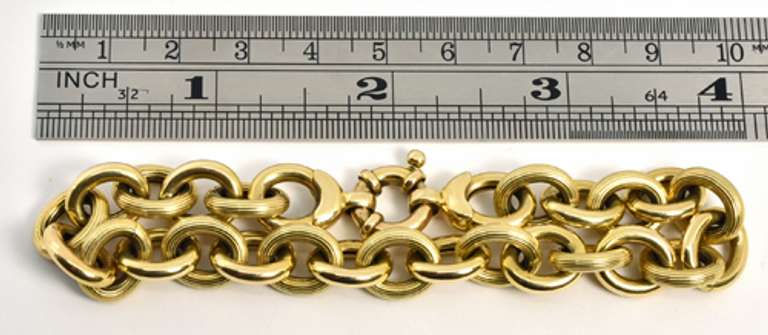 Practical 14k Link Bracelet