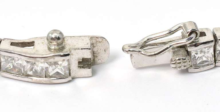 Sterling Silver CZ Tennis Bracelet