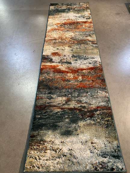 Decorative Modern Runner 2.6'x8'