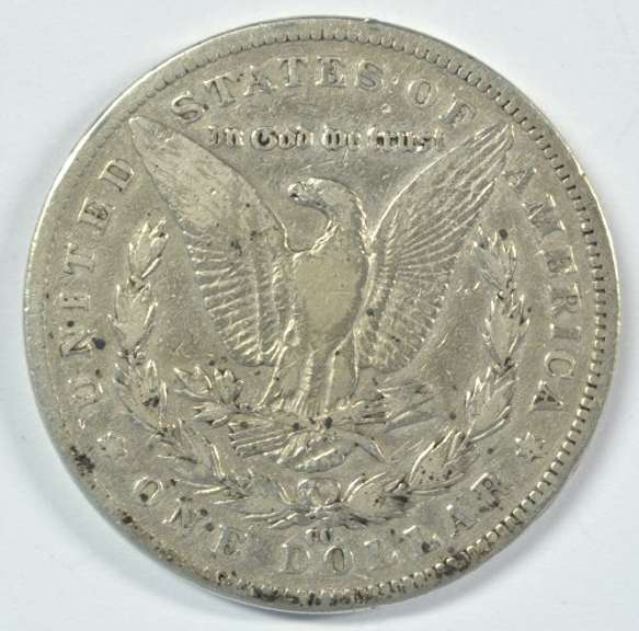 Very scarce key date 1892-CC Morgan Silver Dollar
