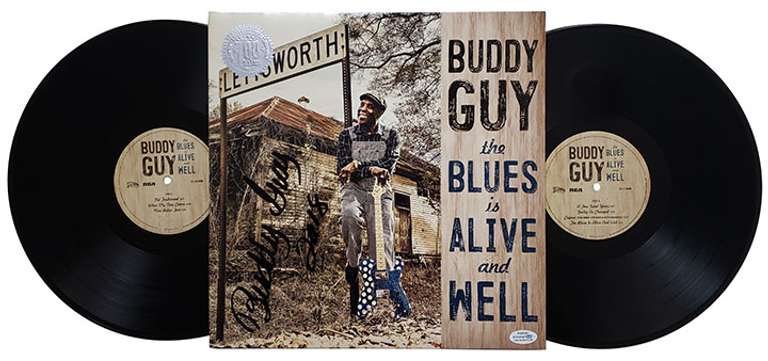 Buddy Guy Autographed Double Vinyl LP