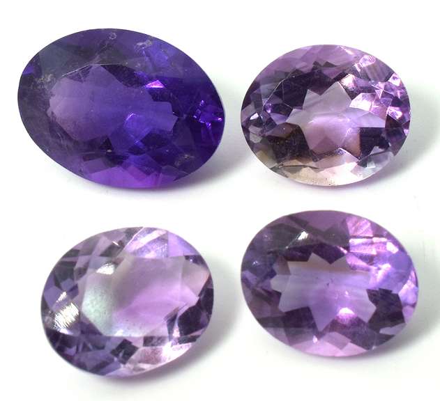 Sparkling Collection of 14.29CTW Loose Amethysts, 4 Stones