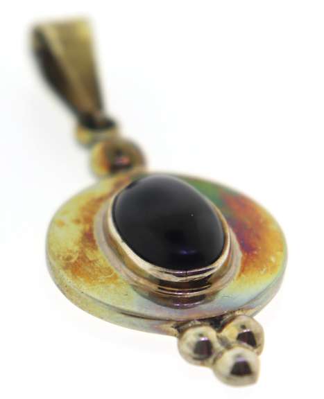 Sterling Silver Black Onyx Pendant