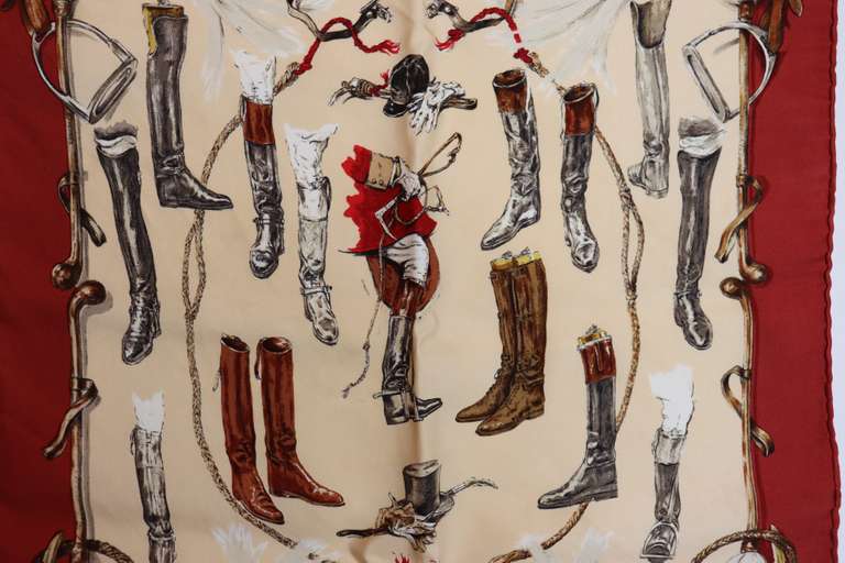 Hermes A Propos De Bottes Pouchete Scarf
