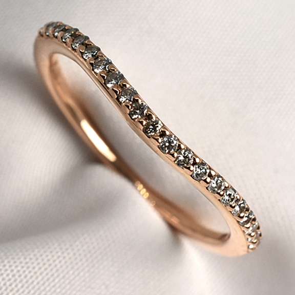 Rose Gold Diamond Band