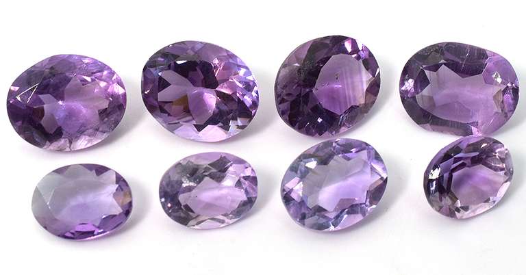 Amazing Collection of 8 Loose Amethysts, 19.95CTW