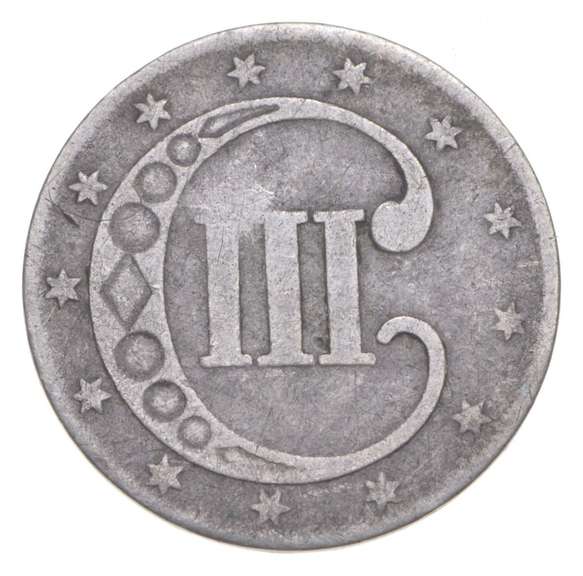 1852 Silver Three-Cent Piece