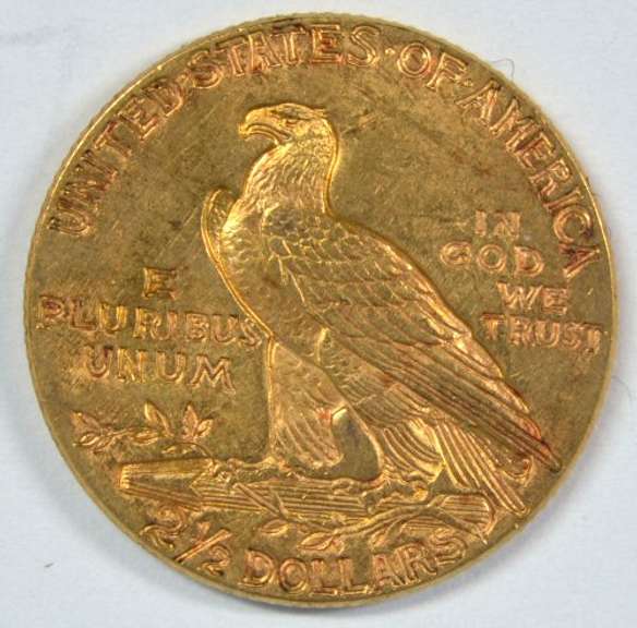 Fresh original BU 1928 US $2.50 Indian Gold Piece