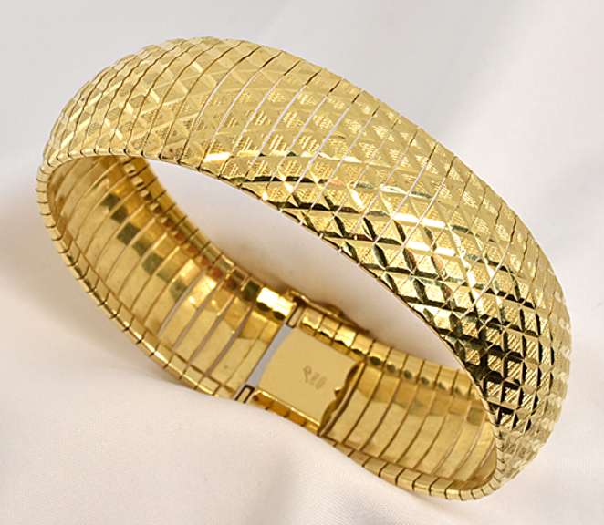 Bold Link Bracelet in Vermeil