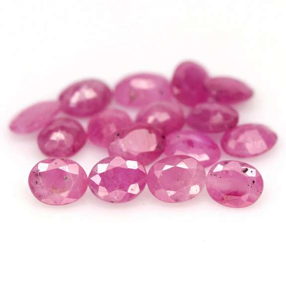 Simply gorgeous 6.23ct pink Burmese Ruby set