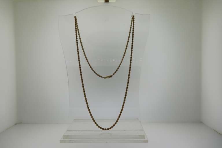 14K Yellow Gold Rope Chain