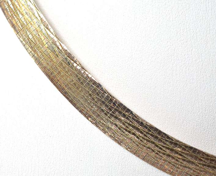 Sterling Silver Herringbone Necklace