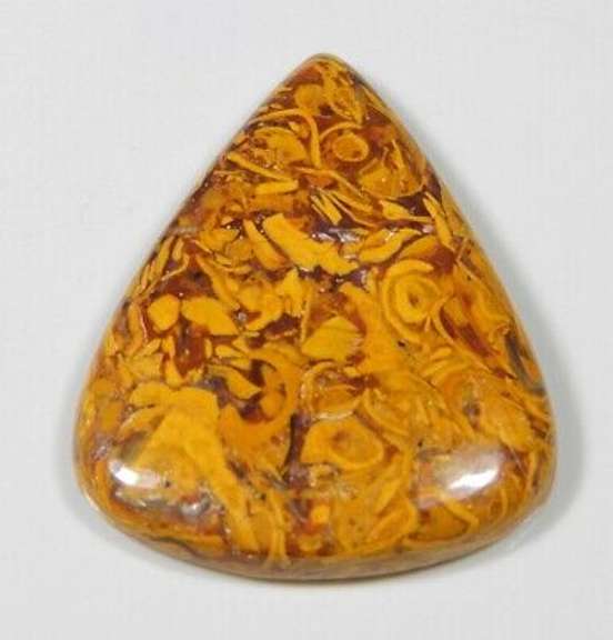 Intricate 33.66ct calligraphers stone Jasper