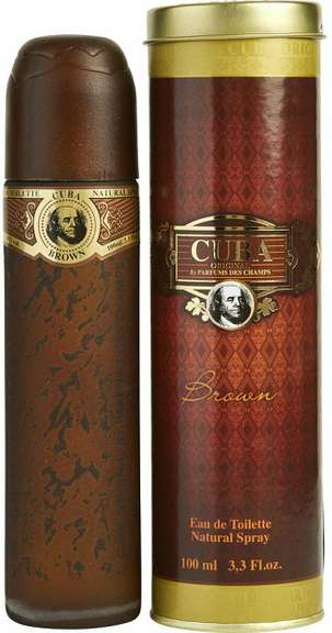 Cuba Brown By Cuba cologne EDT 3.4 oz New in Box