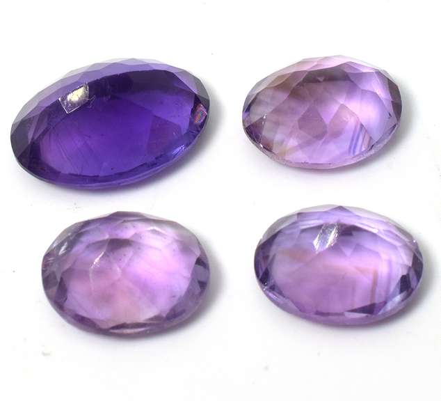 Sparkling Collection of 14.29CTW Loose Amethysts, 4 Stones