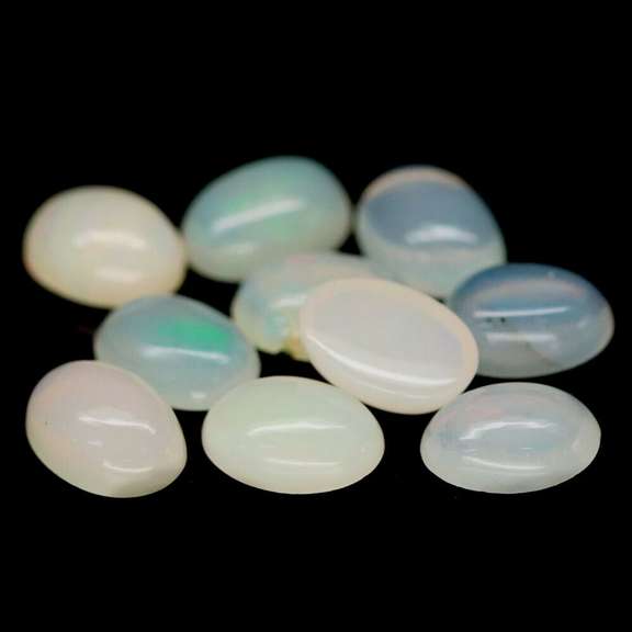 Beautiful 4.44ct unheated Ethiopian opal set