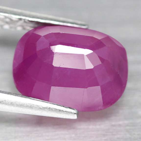 Unheated 3.23ct Ruby from Mozambique