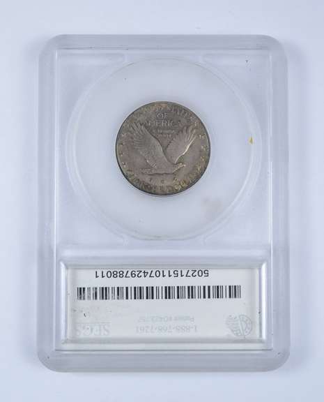 MS63 1920 Standing Liberty Quarter - FH - Toned - Graded by SEGS