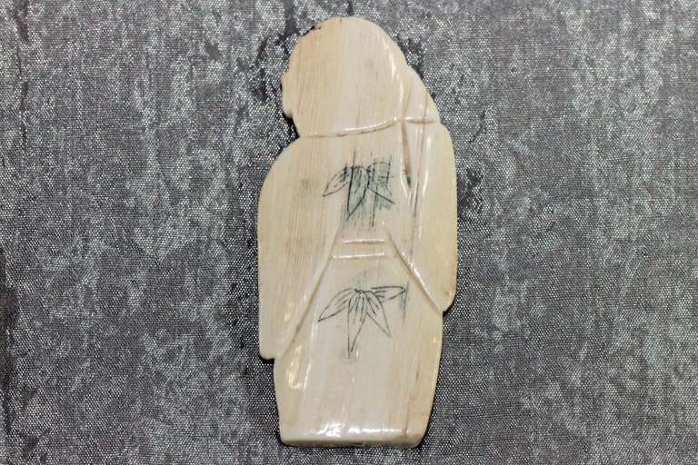 Natural Ivory Hand-Carved Man