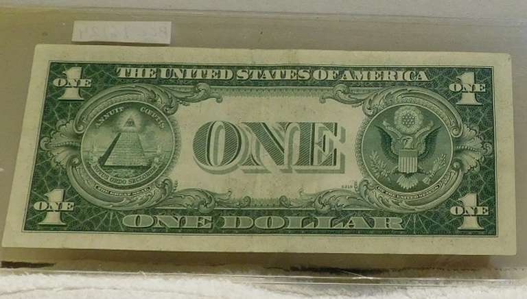 1935-E $1.00 Silver Cert,  GEM Unc