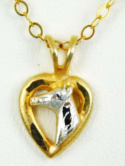 Petite Gold-Filled Horse Necklace