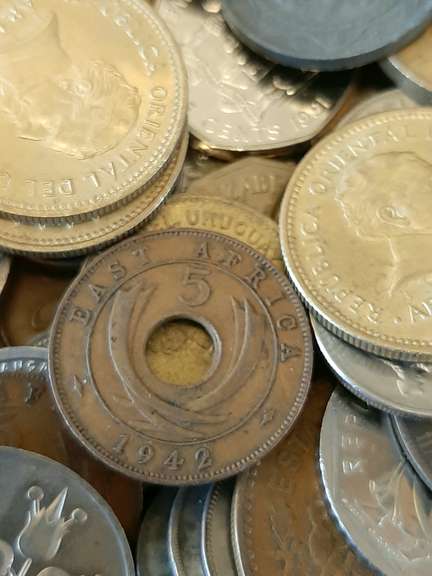 13 Plus Pounds of Mixed Foreign Coins