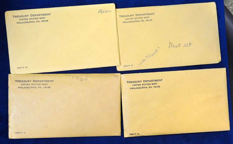 Lot of 4 1964 Proof Sets