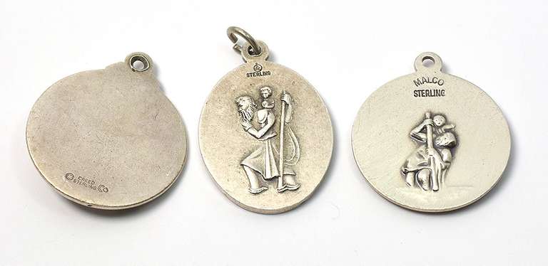 Sterling Silver Pendants set of 3