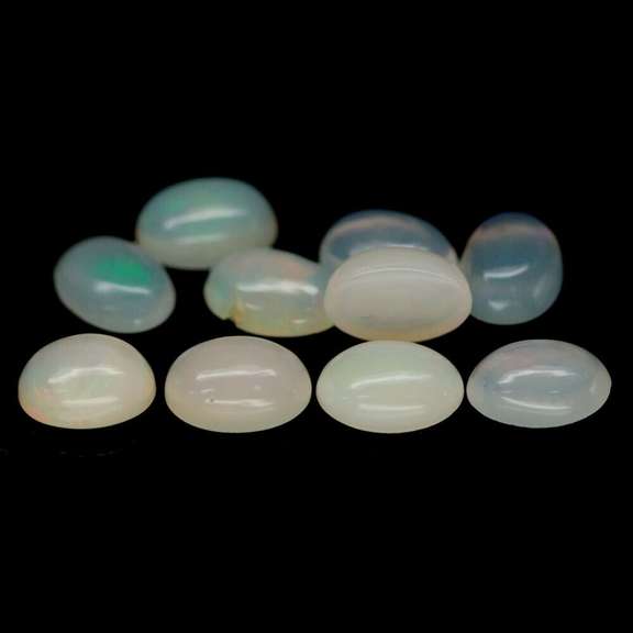 Beautiful 4.44ct unheated Ethiopian opal set