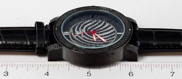 Sparkling Diamond King Fingerprint Watch