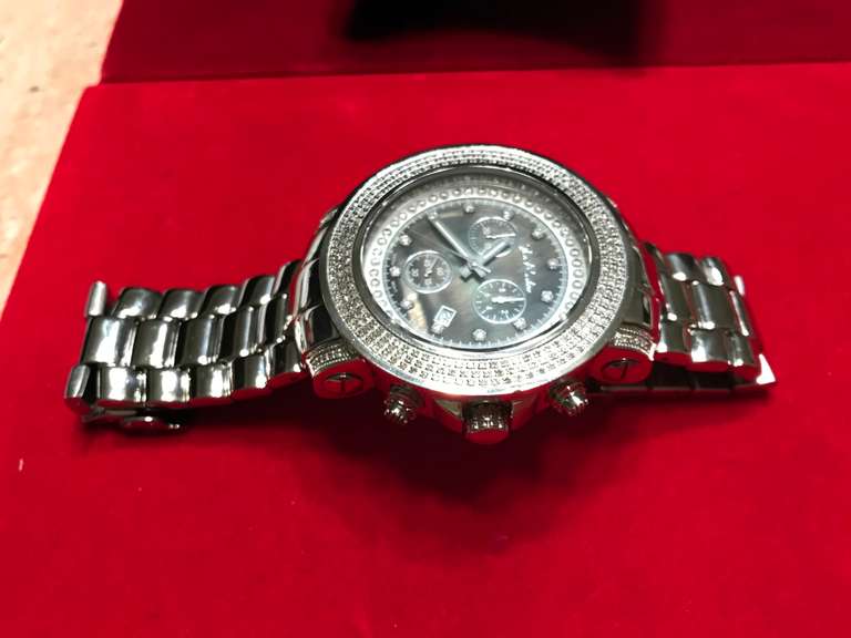 NEW MENS JOE RODEO JJU6 DIAMOND WATCH