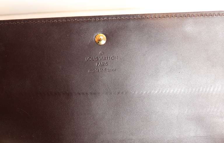 Louis Vuitton Vernis Amarante Chain Wallet