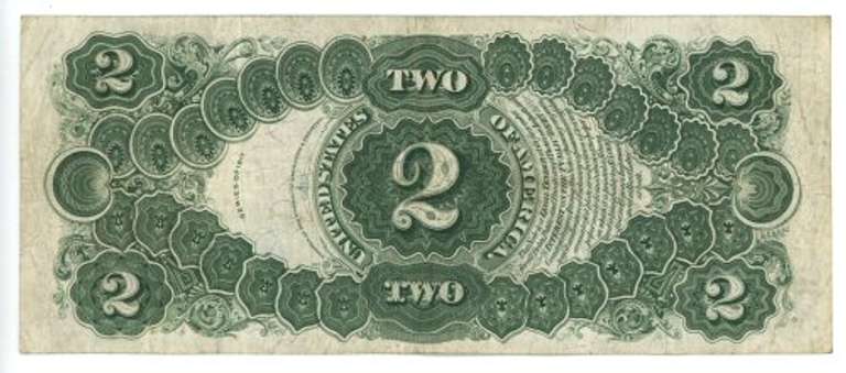 Choice AU 1917 Series Large Size $2 Legal Tender note