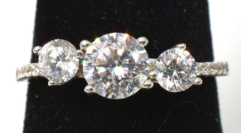 Sterling Silver CZ Cocktail Ring