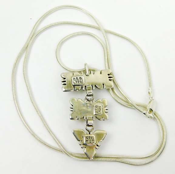 Q.T. Navajo Sterling Turquoise Necklace