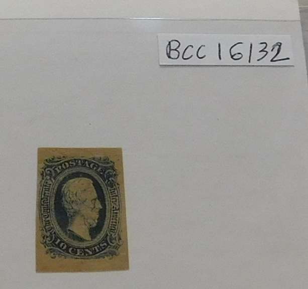Confederate Stamp:  Mint New 10 cent