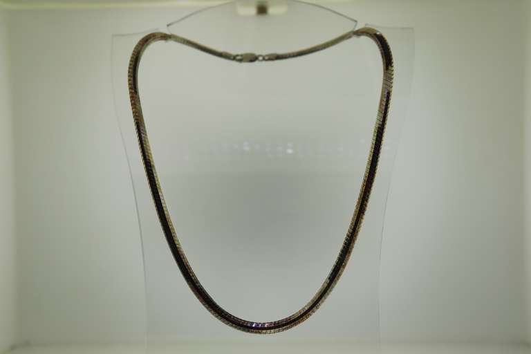 Sterling Silver Italian Omega Chain