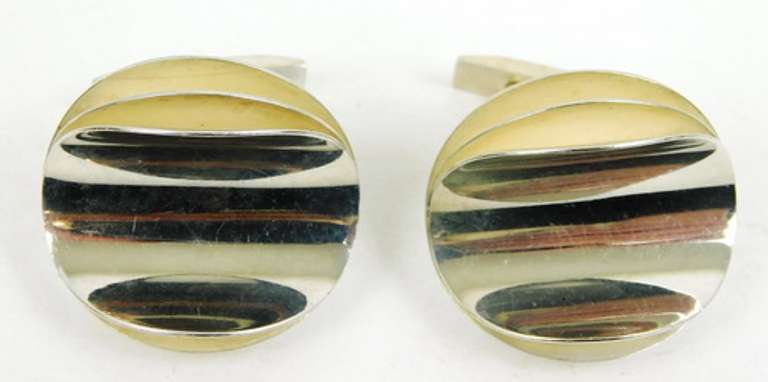 Moderne Sterling Norway Vintage Cuff Links