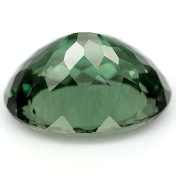 Ravishing 32.86ct tourmaline green Hydrothermal Amethyst